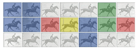 Gif animato che riproduce parzialemnte il doodle di Google